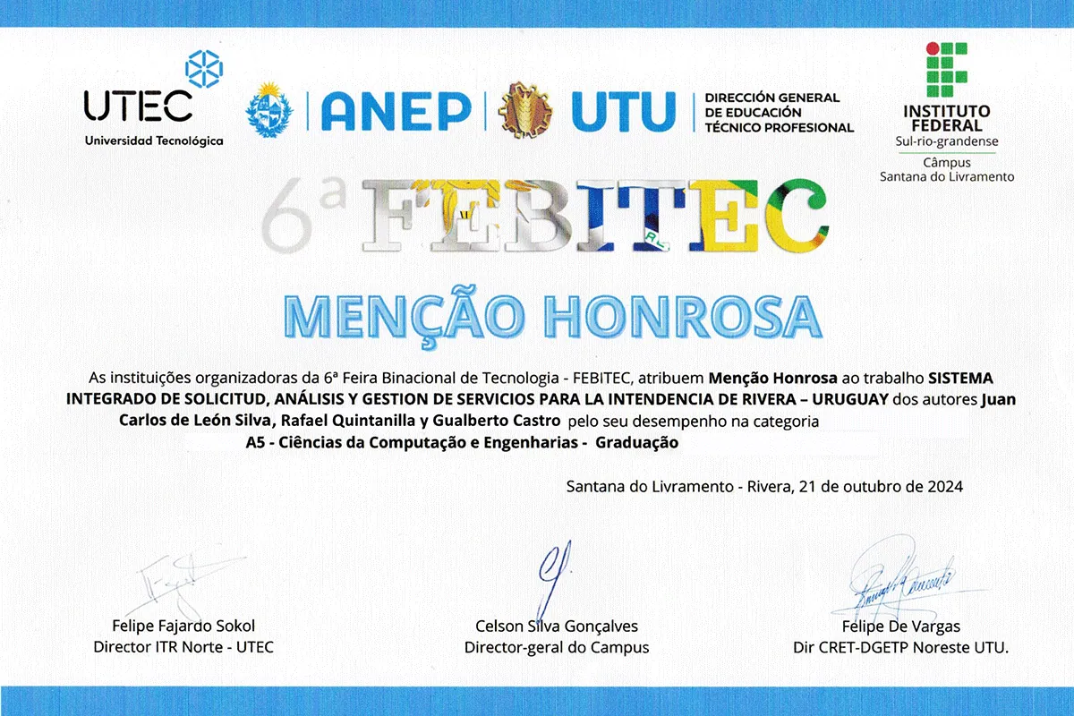 Mención Honrosa
