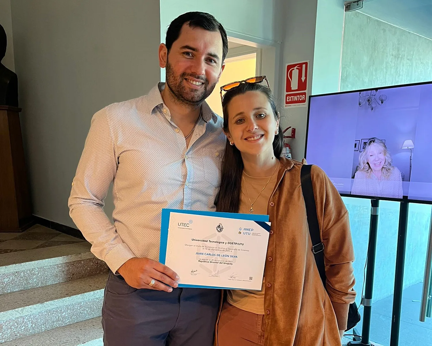 Formatura UTEC - Entrega de diploma