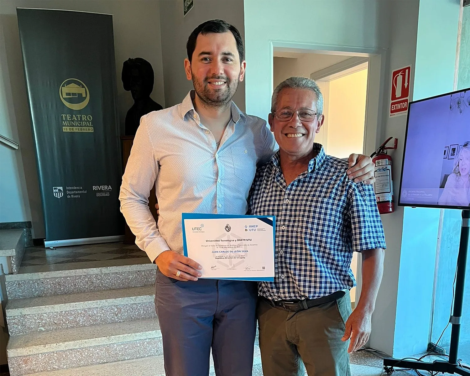 Formatura UTEC - Entrega de diploma